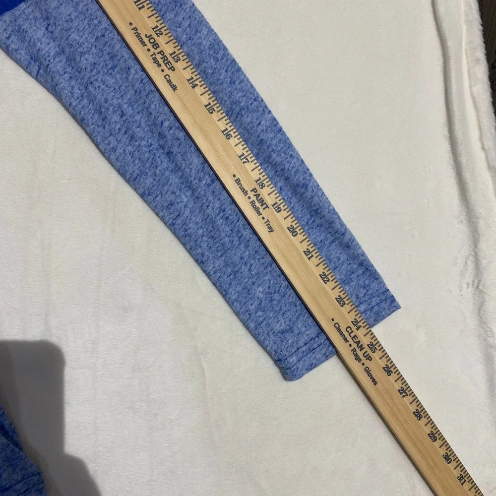 NBA Dallas Mavericks Womens XL Long Sleeve Raglan T-Shirt Blue Heather - Picture 7 of 9